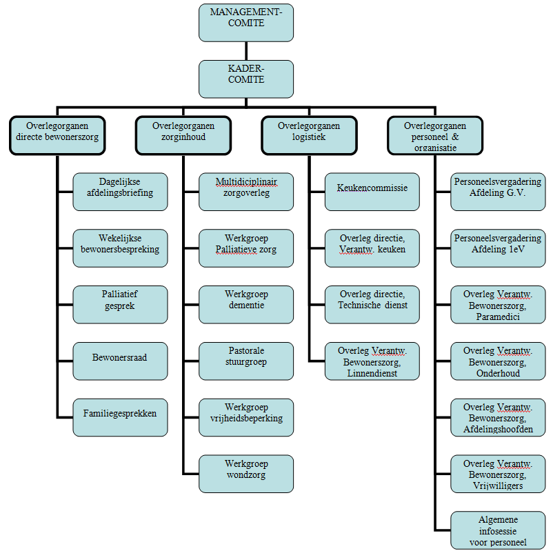 organogram overlegstructuur